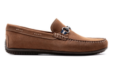 Martin Dingman Bermuda Nubuck Horse Bit Loafers
