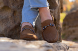 Martin Dingman Bermuda Nubuck Horse Bit Loafers