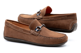 Martin Dingman Bermuda Nubuck Horse Bit Loafers