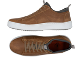 Martin Dingman Cameron Pebble Grain Sneakers in Old Saddle