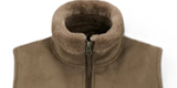 Alan Paine Surrey Ladies Water Repellent Faux Fur Lined Gilet in Cocoa