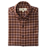 Duckhead Lawson Plaid  Cotton Flannel Sport Shirt - Sable