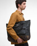 Barbour Filed Waxed Tote Bag