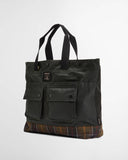 Barbour Filed Waxed Tote Bag