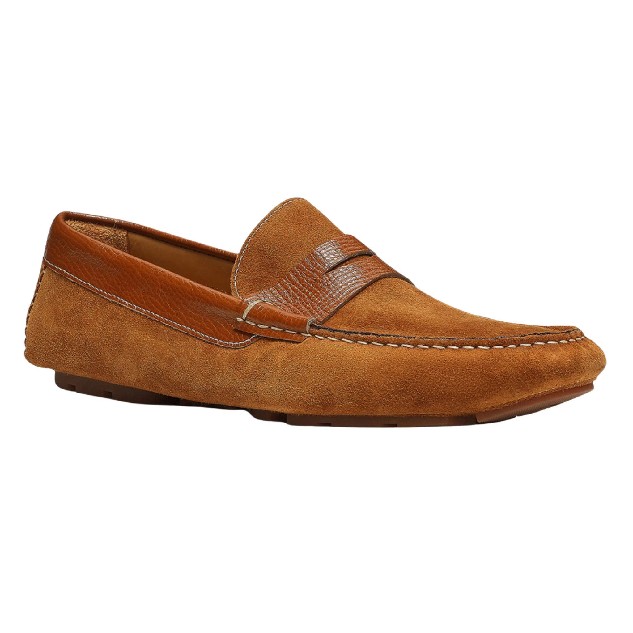 Donald Pliner Maverick Driving Shoes Cognac Suede