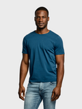Easy Mondays Crew Neck T-Shirt Petrol or Pumpkin or Shadow