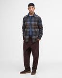 Barbour Chapter Check Overshirt Midnight Oak Tartan