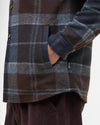 Barbour Chapter Check Overshirt Midnight Oak Tartan