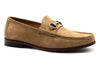 Martin Dingman Addison Suede Horse Bit Loafers