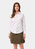 Alan Paine Ladies Lawen Cotton Printed Shirt In Pheasant Design