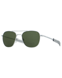 Original Pilot Aviator Silver/Green Sunglasses by American Optical
