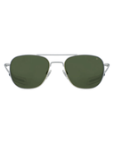 Original Pilot Aviator Silver/Green Sunglasses by American Optical