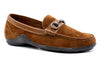 Martin Dingman Bill Safari Kudu Suede Horse Bit Loafers LAST PAIR