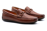 Martin Dingman Bermuda Glove Leather Braided Bit Loafers