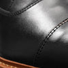 Allen Edmonds Park Ave Verse Cap-Toe Black w/Tan Welt & Sole NEW!