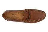Martin Dingman Maxwell Saddle Leather Braided Knot Loafer LAST PAIR