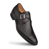 Mezlan Forest Monk Strap Wing Tip in Two Colors