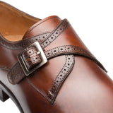 Mezlan Forest Monk Strap Wing Tip in Two Colors