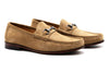 Martin Dingman Addison Suede Horse Bit Loafers