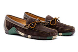Martin Dingman Bill Suede Bow Tie Loafers
