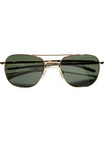 Original Pilot Aviator Gold/Green Sunglasses by American Optical