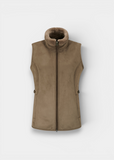Alan Paine Surrey Ladies Water Repellent Faux Fur Lined Gilet in Cocoa