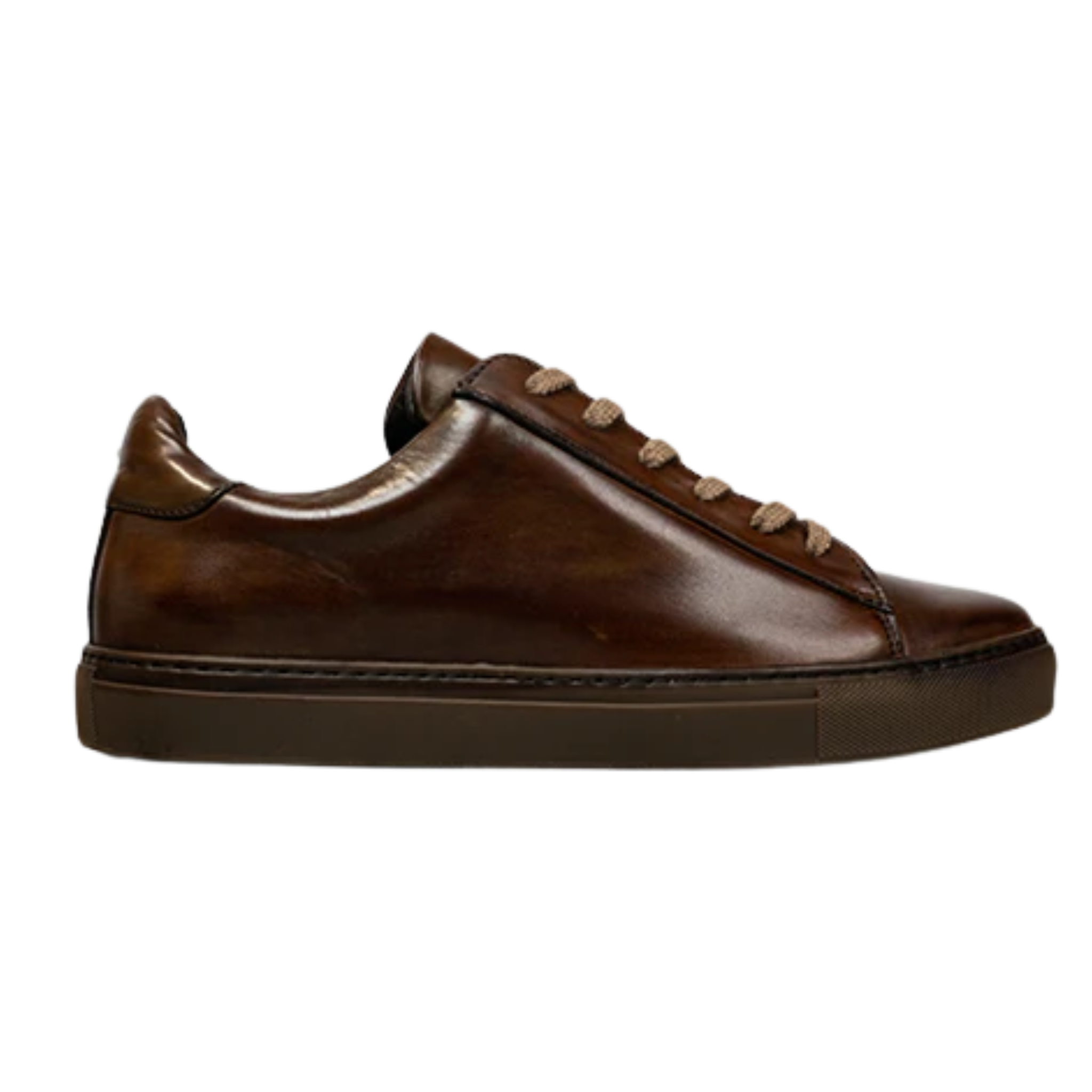 The Court Sneaker in Leather by G. Brown Shoes