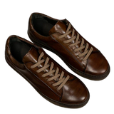 The Court Sneaker in Leather by G. Brown Shoes