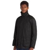 Barbour Ashby Wax Jacket - Black