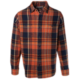Schott Plaid Cotton Flannel Shirt