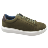 G Brown Shoes Puff Sneakers - Olive Suede LAST PAIR