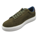 G Brown Shoes Puff Sneakers - Olive Suede LAST PAIR
